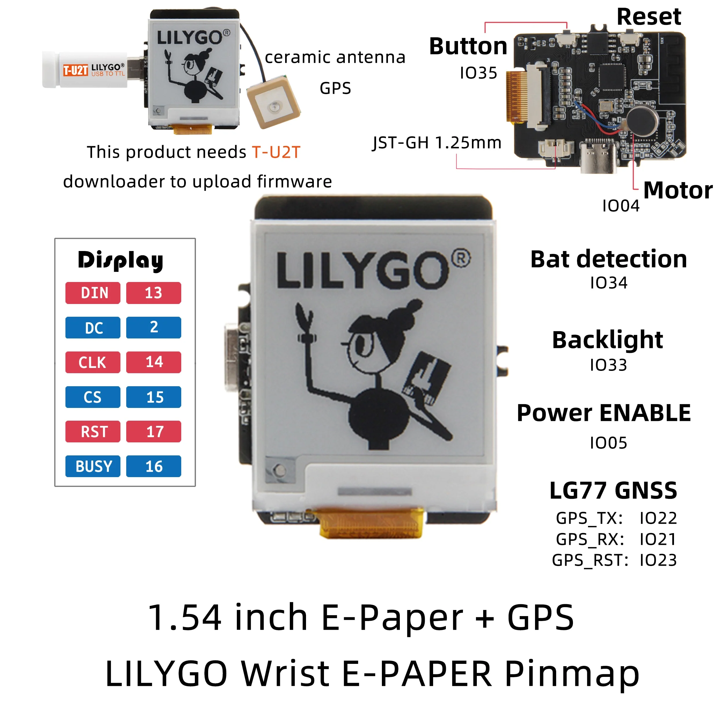 T-Wrist E-paper 1.54 Inch Display - Image 7