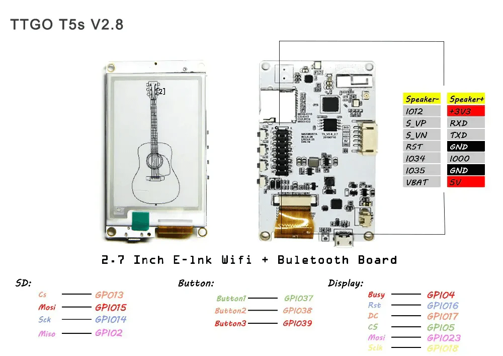 T5s 2.7 inch E-Paper - Image 3